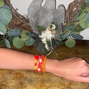 Stackable rubber band bracelets